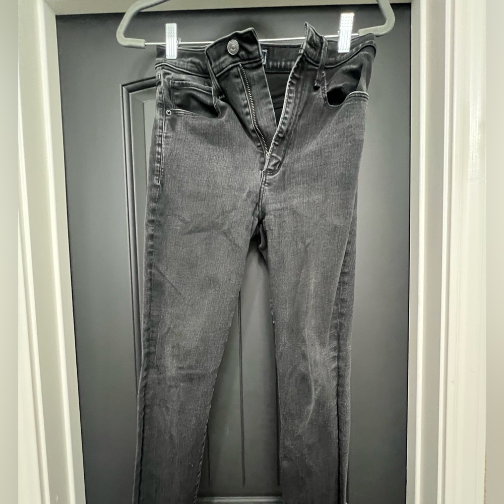 Abercrombie & Fitch black skinny jeans. Ultra high rise super skinny.